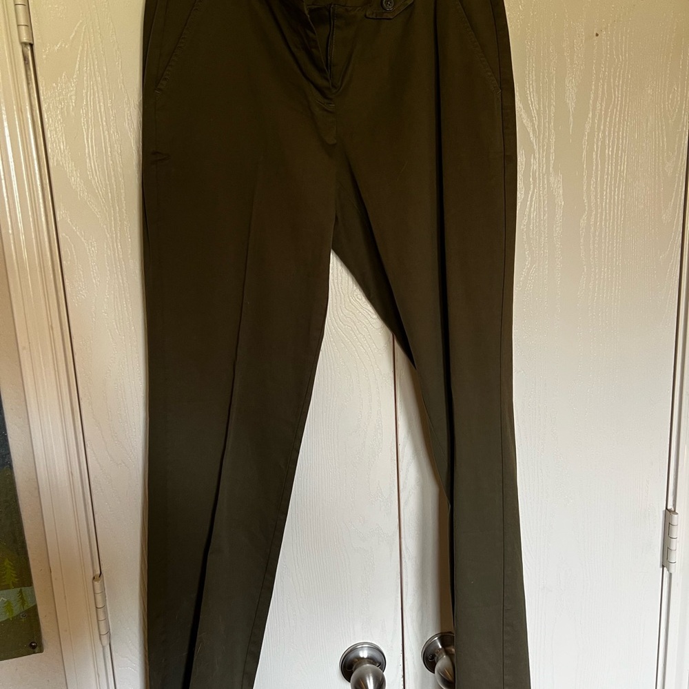 Brooks Brothers Green Straight Leg Pants